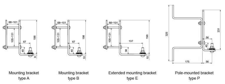 Drop-out fuse mounting bracket (Export-type)